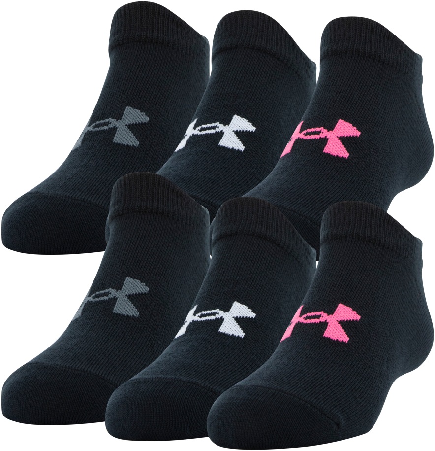 Fekete/cerise Páncél Alatti Magyar Lányok Elengedhetetlen No Show-6-os Csomagja