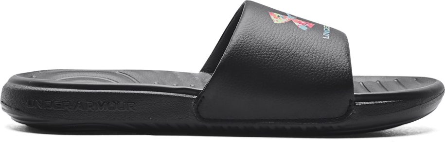 Fekete/electro Pink Lányok Ansa Grafikai Csúszdák Páncélcipő Alá