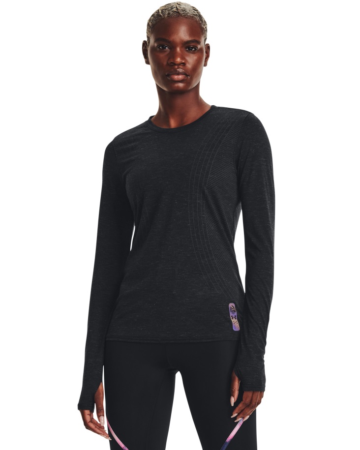 Fekete/fényvisszaverő Női Futás Bárhol Szellő Hosszú Ujjú Páncél Alatt Magyarország