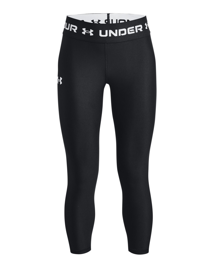 Fekete/fehér Lány Hőgumi Boka Crop Under Armor Hungary