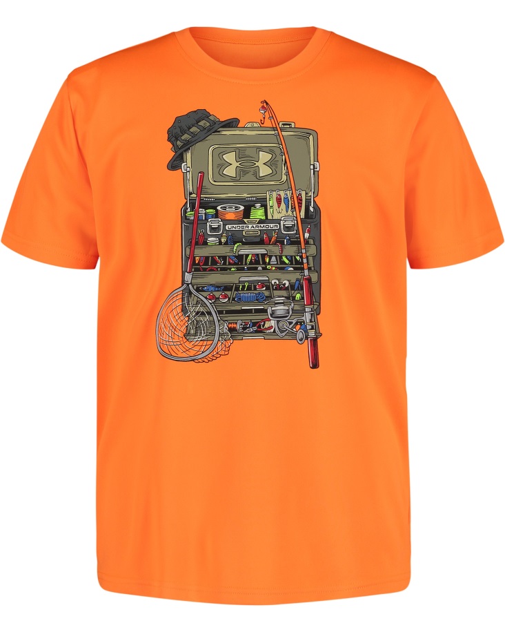 Blaze Narancs/khaki Szürke Fiú óvodai Tackle Box Rövid Ujjú Páncél Alatt Magyarország