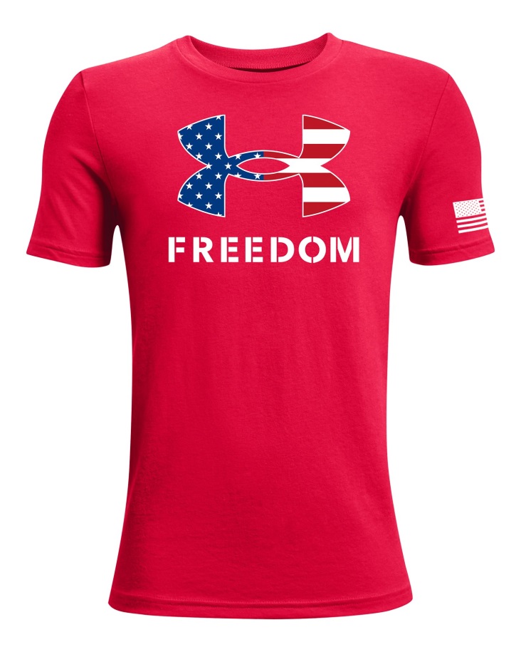 Fiúk Szabadság Logója Rövid Ujjú Páncél Alatt Hungary Piros