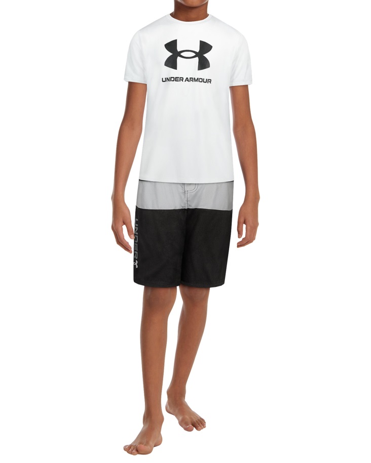 Fiú óvodai Triblock Röplabda Rövidnadrág Páncél Alatt Magyarország Fekete/szurokszürke