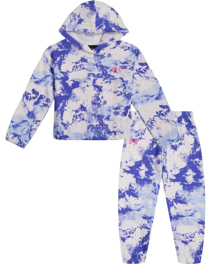 Briliáns Lila/fehér Páncél Alatti Magyar óvodás Lányok Jégfestékes Kapucnis Szett