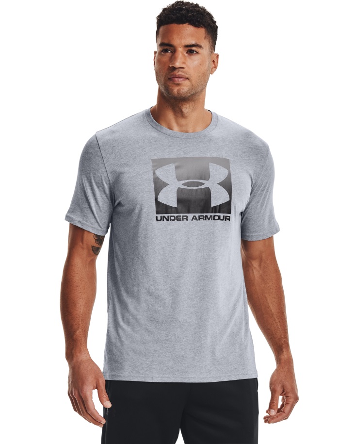 Férfi Boxos Sportos Rövid Ujjú Póló Páncél Alatt Hungary Acél Könnyű Hanga/grafit