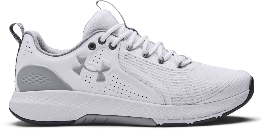 Férfi Feltöltött Commit 3 Edzőcipő Páncél Alatt Cipő Fehér/mod Szürke