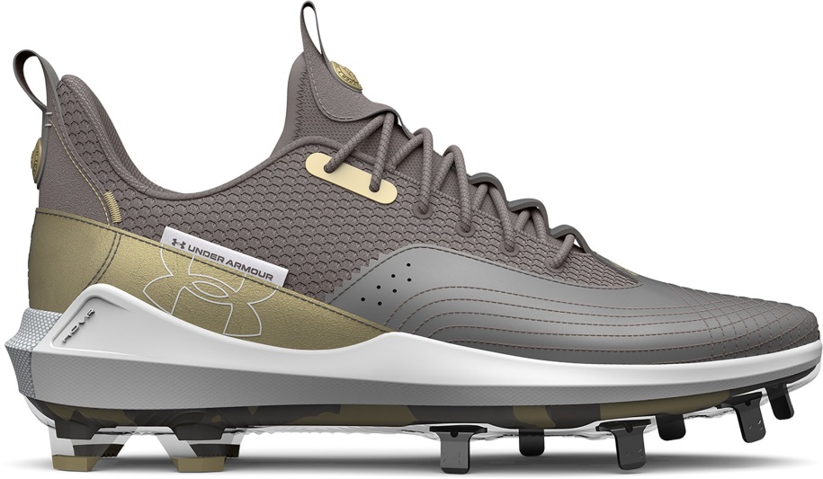 Férfi Harper 7 Low St Le Baseball Stopli Páncél Alatt Cipő Metál ón/ón