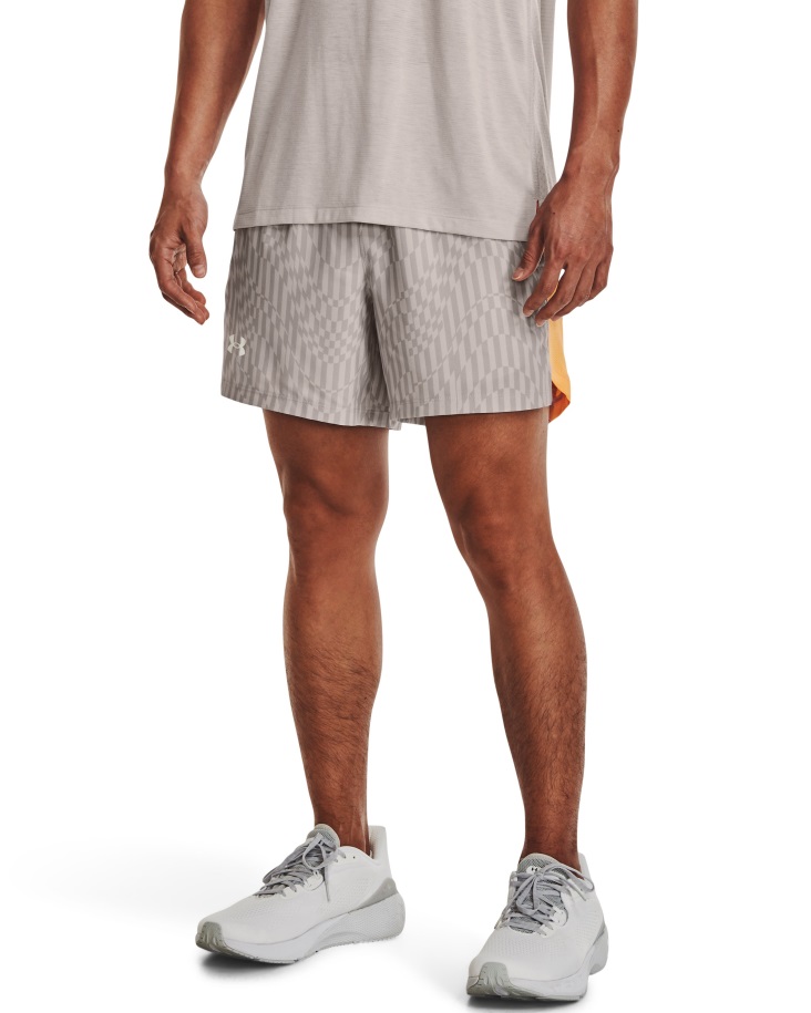 Férfi Induló Sw 5" Nyomott Rövidnadrág Ghost Szürke/narancssárga Jég Páncél Alatt Magyarország