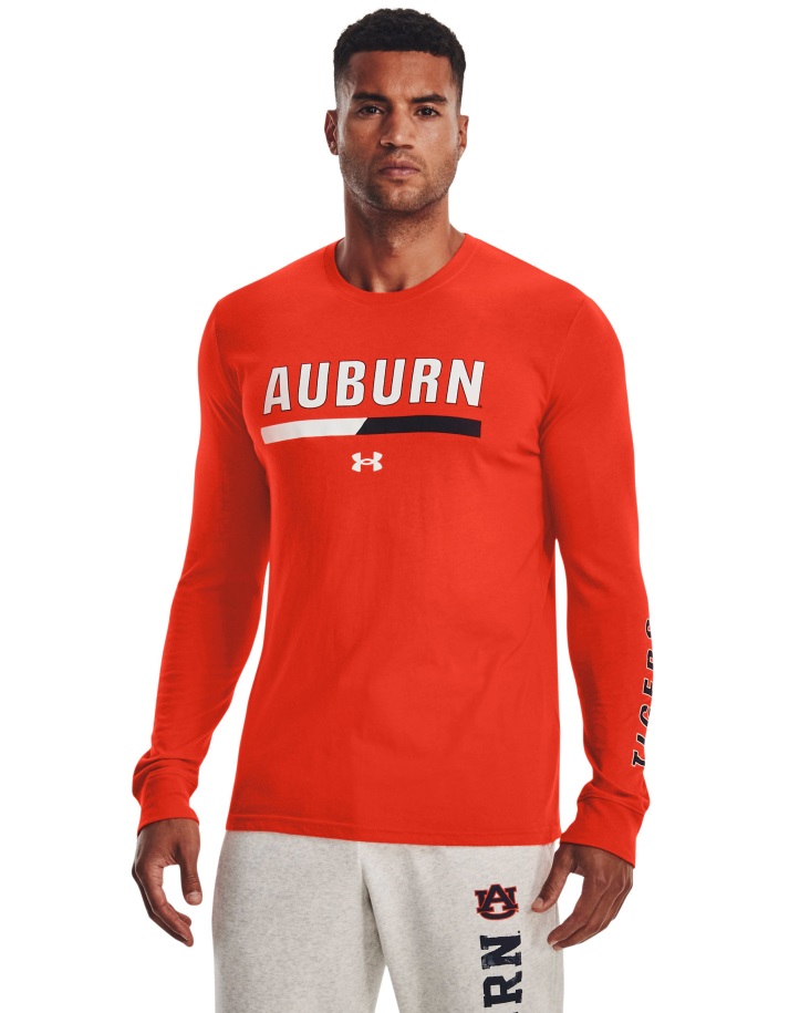 Férfi Teljesítmény Pamut Collegiate Hosszú Ujjú Páncél Alatt Hungary Gesztenyebarna Egyetem