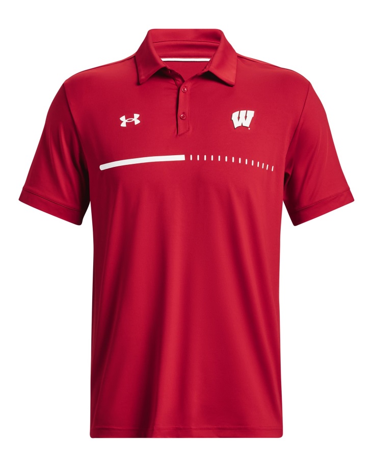 Férfi Mellékvonal Cím Főiskolai Póló University Of Wisconsin-Madison Páncél Alatt