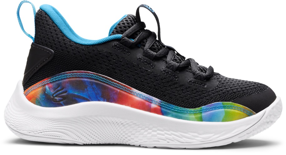 Iskola Előtti Curry 8 Kosárlabda Cipő Fekete/fehér Páncél Alatti Cipő