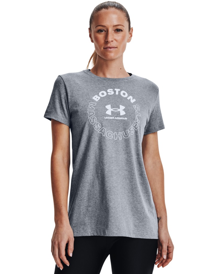 Acél Világos Hanga/fehér Női Boston City Rövid Ujjú Páncél Alatt Hungary