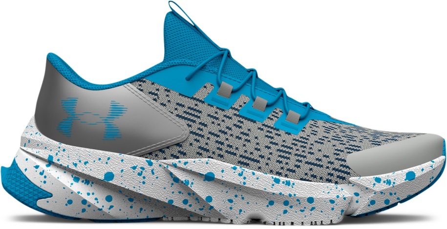 Bádog/benzinkék Fiú óvodás Scramjet 5 Al Speckle Futócipő Páncél Alatti Cipő