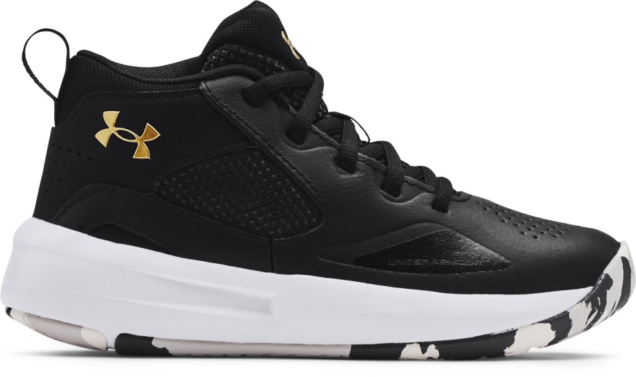 Páncél Alatti Cipő Fekete/fehér Iskola Előtti Zárlat 5 Db Kosárlabdacipő