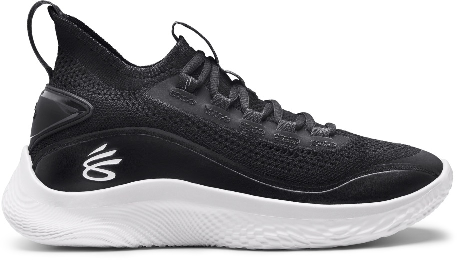 Under Armor Cipő Grade School Curry Flow 8 Kosárlabda Cipő Fekete/fehér