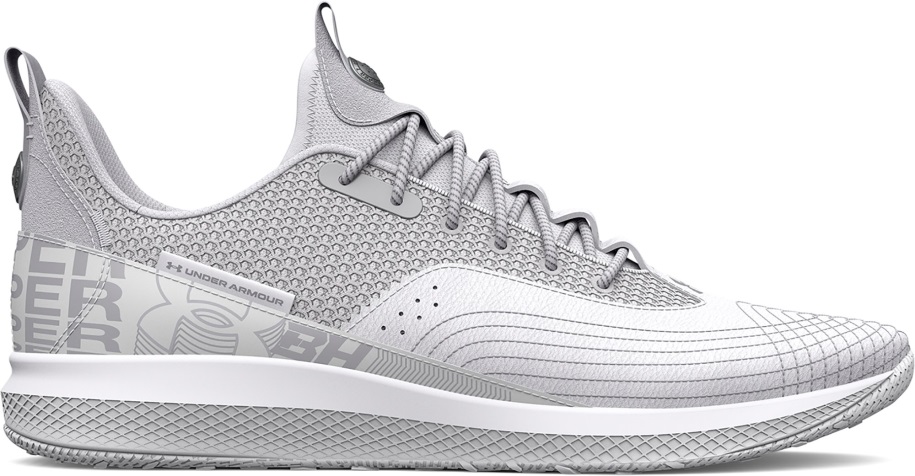 Páncél Alatti Cipő Férfi Harper 7 Gyep Baseball Cipő Fehér/mod Szürke