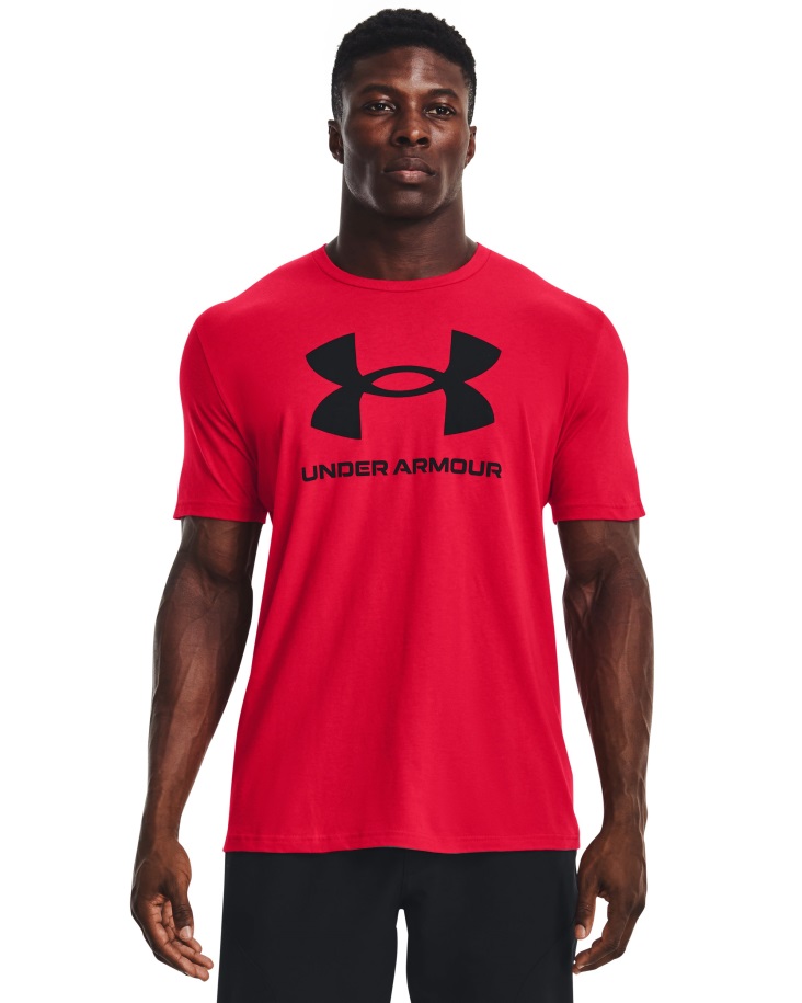 Under Armor Hungary Férfi Sportstyle Logós Póló Piros/fekete