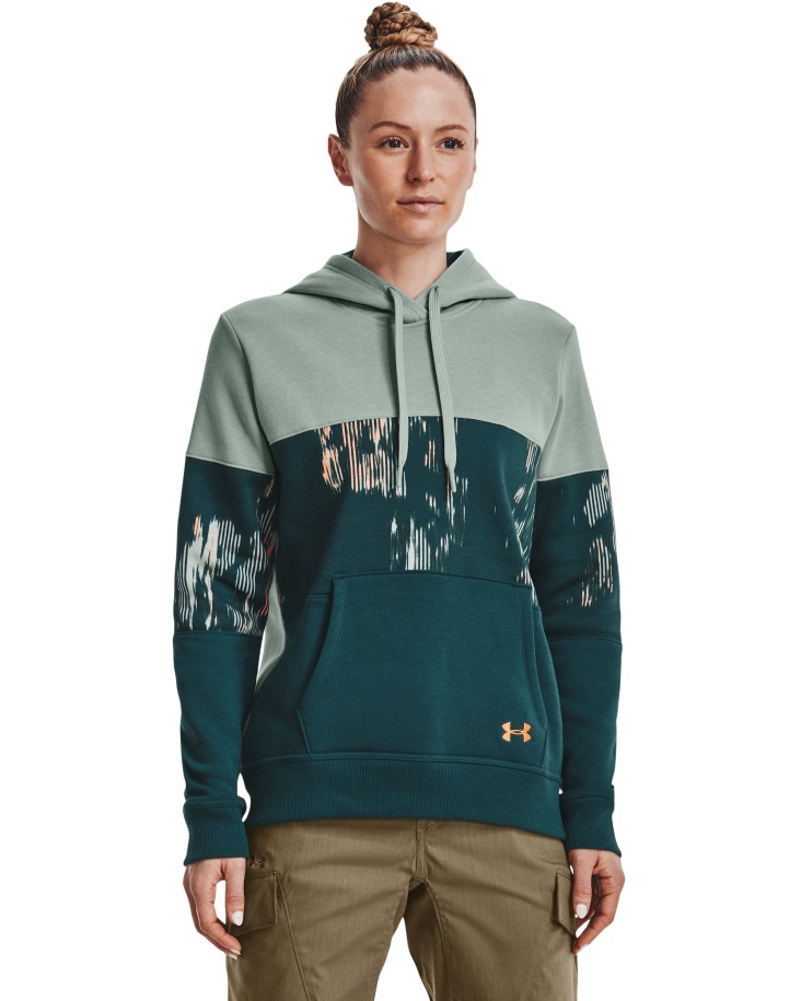 Páncél Alatt Hungary Opálzöld/turmalin Kékeszöld Női Rivális Polár Blokkolt Kapucnis Pulcsi