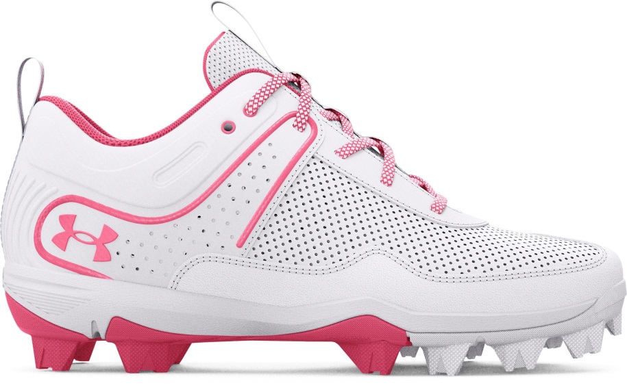 Páncél Alatti Cipő Fehér/cerise Lányok Glyde Rm Jr. Softball Stopli