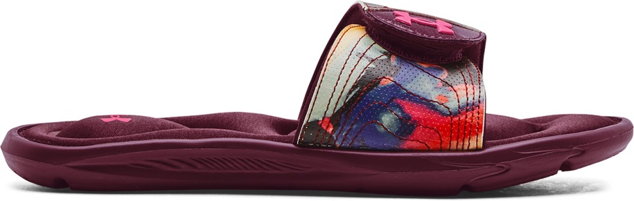 Páncél Alatti Cipő Női Ignite Vi Grafikus Szíj Dia Fekete/sötét Cseresznye