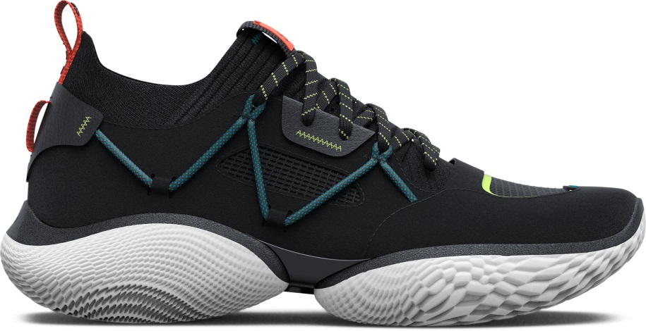 Unisex Curry Flow Hangulatos Sportos Cipő Páncél Alá Cipő Fekete/elektromos Mandarin