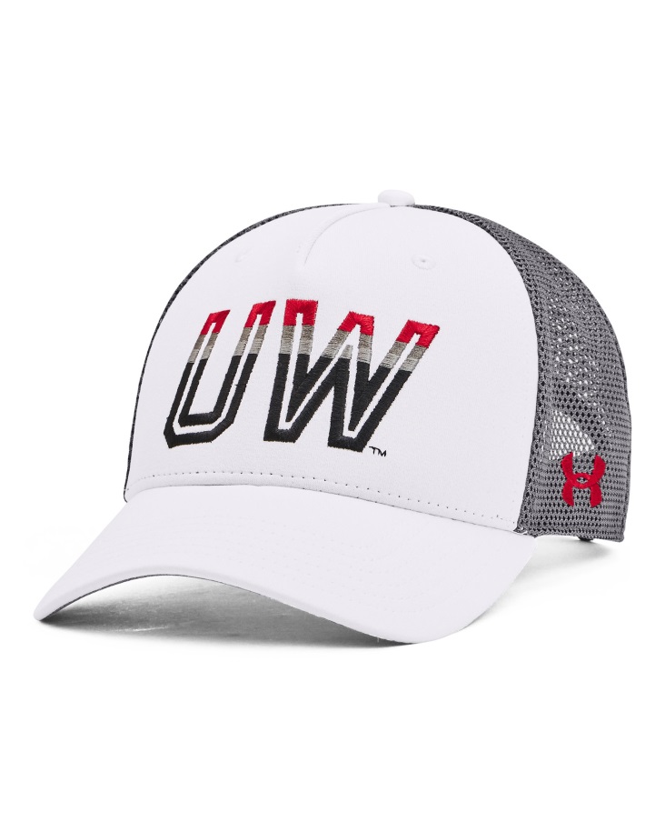 University Of Wisconsin-Madison Uniszex Mosott Twill Egyetemi Kamionos Kalap Páncél Alatt Magyarország