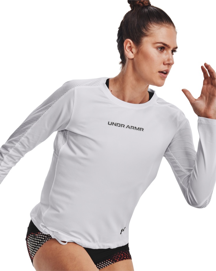 Fehér/fekete Páncél Alatti Hungary Női Darabos Hálós Hosszú Ujjú