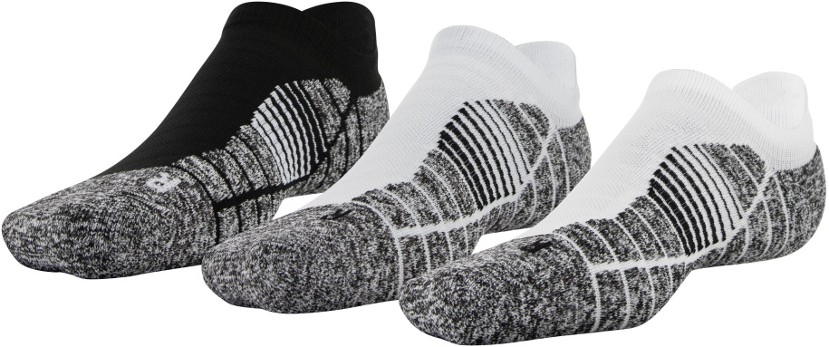 Fehér/halo Szürke Páncél Alatti Hungary Férfi Emelt Teljesítményű No Show Zokni 3 Csomag