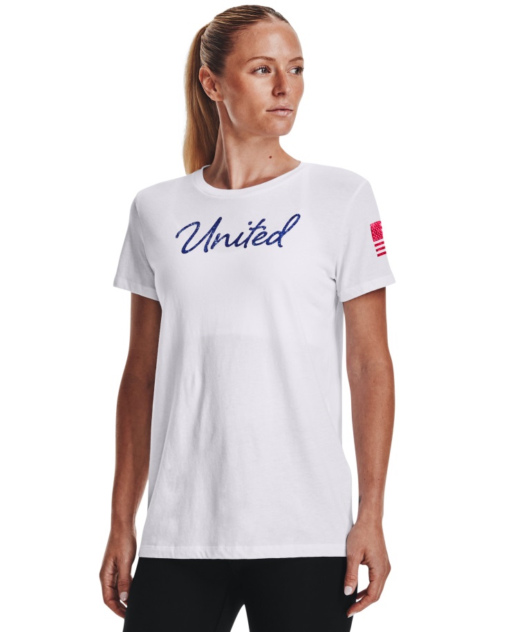 Fehér/piros Páncél Alatti Hungary Női Szabadság Egyesített Póló