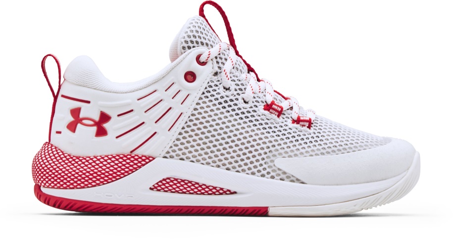 Női Hovr Block City Röplabda Cipő Fehér/piros Páncél Alatti Cipő